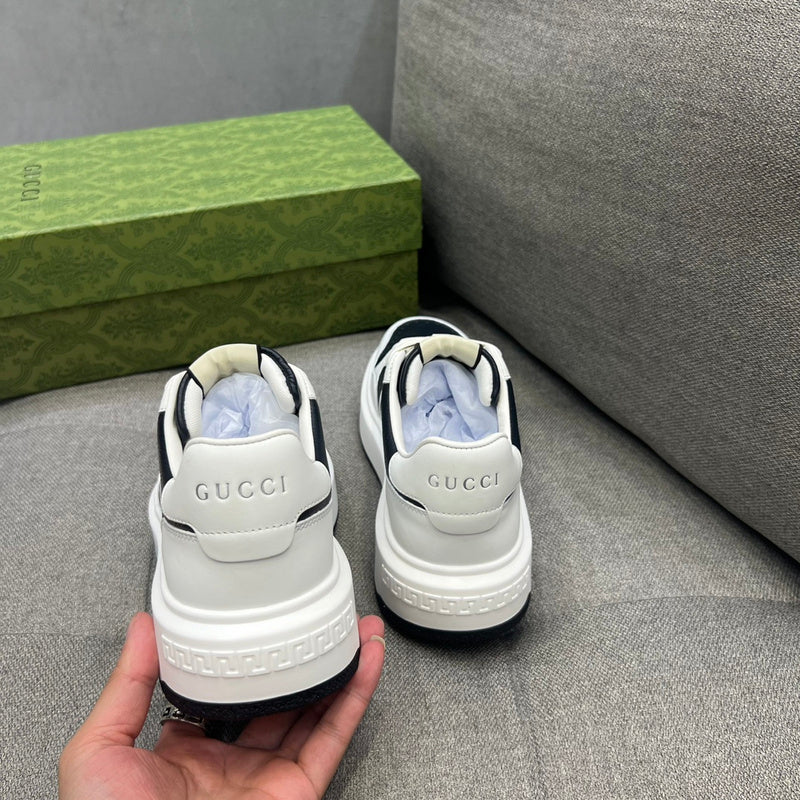 Gucci two-tone luxury sneakers view 7 sleek tonal finish