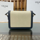 Back view of chic modern women's handbag – women's luxury accessory
