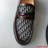 Dior Burgundy Slingback Heels - Back View