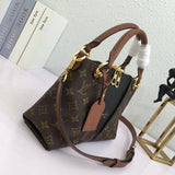 Close-up detail of structured sleek women's handbag – women's premium purse