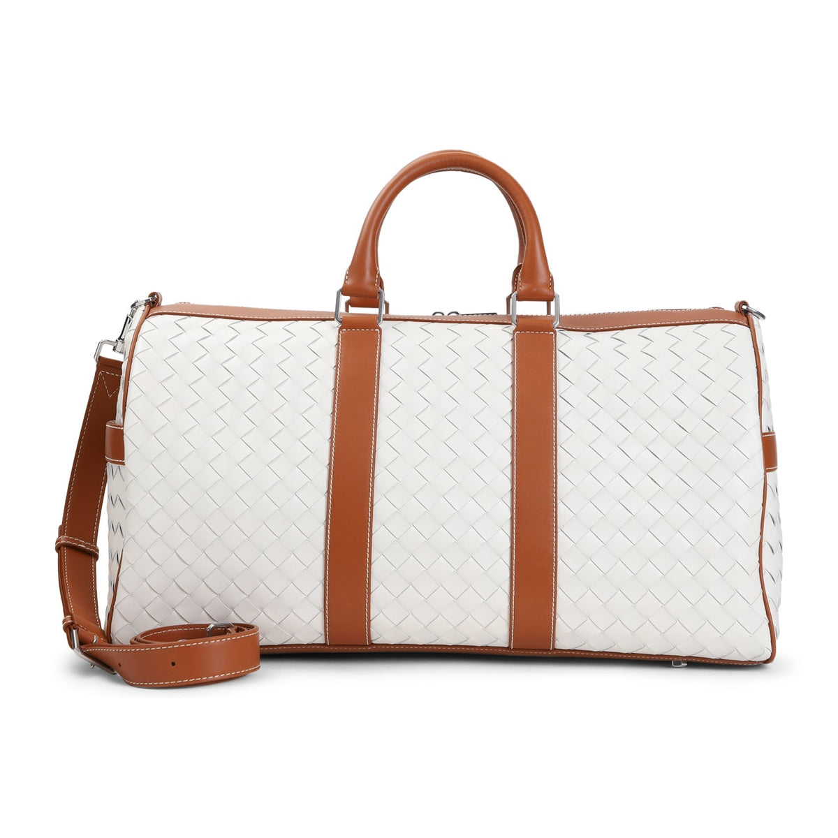Bottega Veneta Bags? Bottega Veneta Medium Classic Intrecciato Duffle Bag Men Premium Designer Shoulder Bag