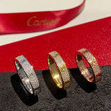 Close-up detail view of Cartier unisex jewelry piece