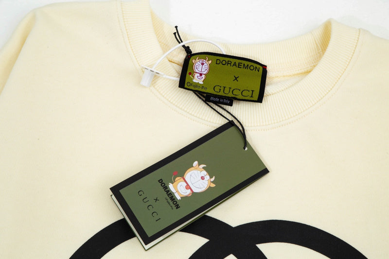 Full styled look of Gucci luxury clothing with everyday silhouette