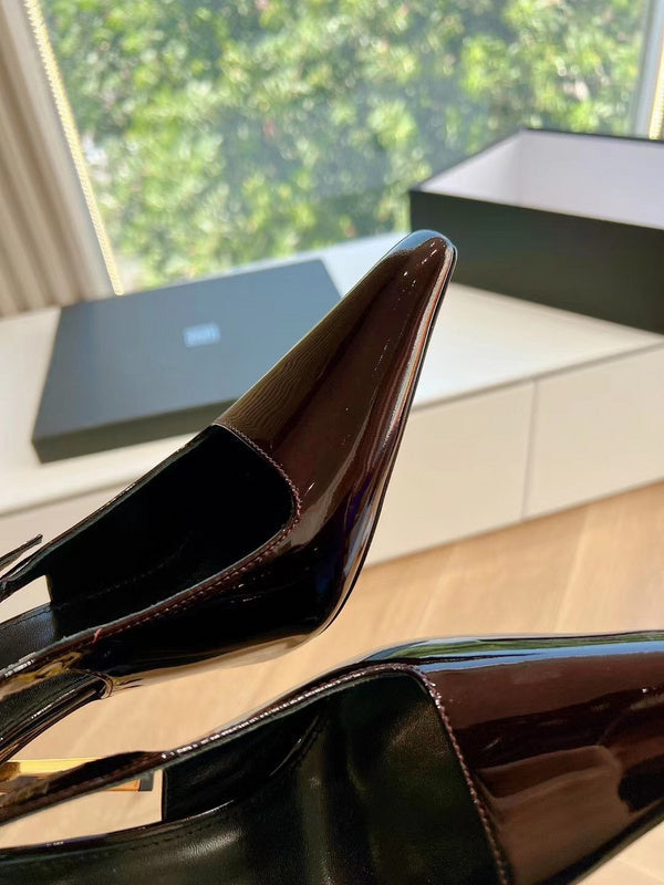 Saint Laurent shoes front view designer style