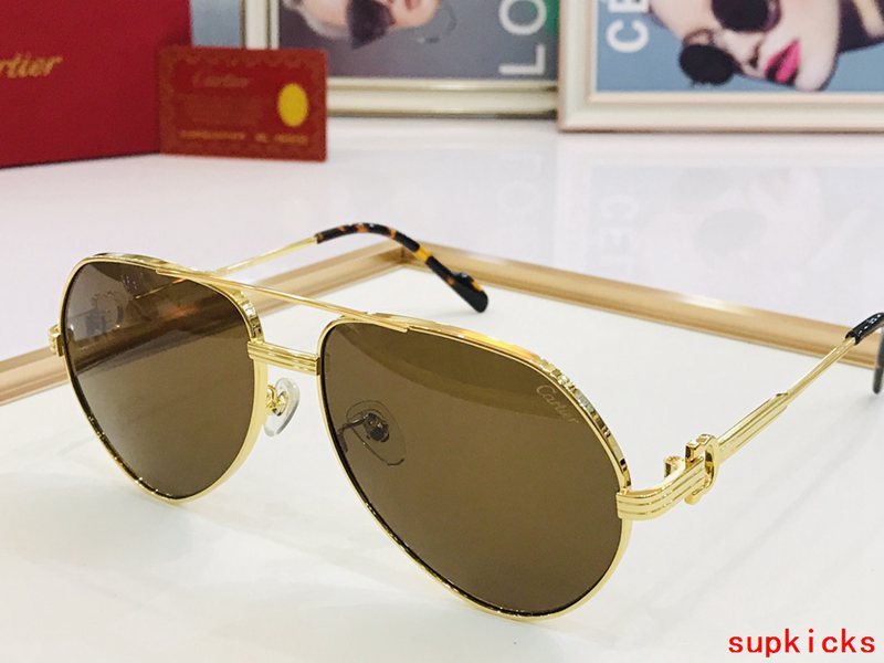 Full view of Cartier unisex sunglasses