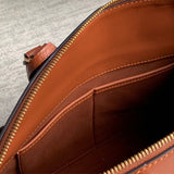  graceful top-handle bag styled with outfit 24