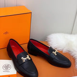Hermès Tan Pointed-Toe Stiletto Heels - Full Silhouette View