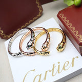 Close-up detail view of Cartier unisex jewelry piece