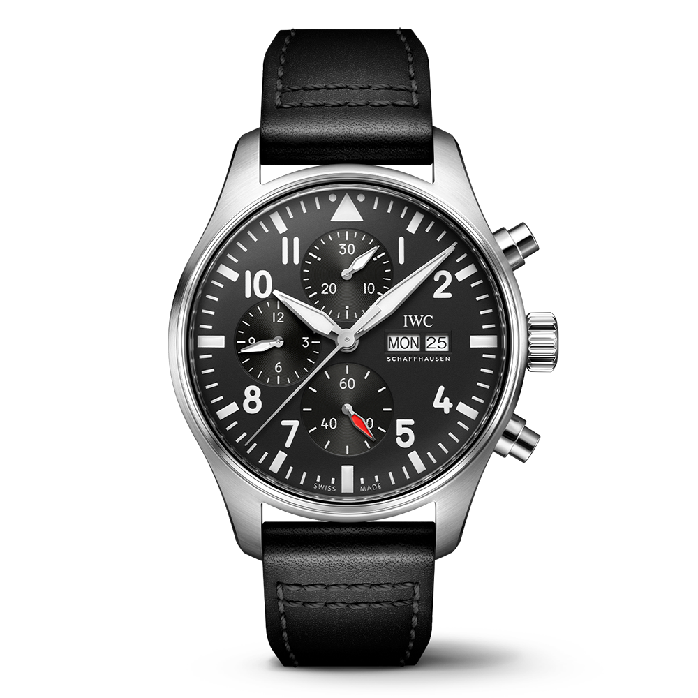 Angled view of IWC unisex watch