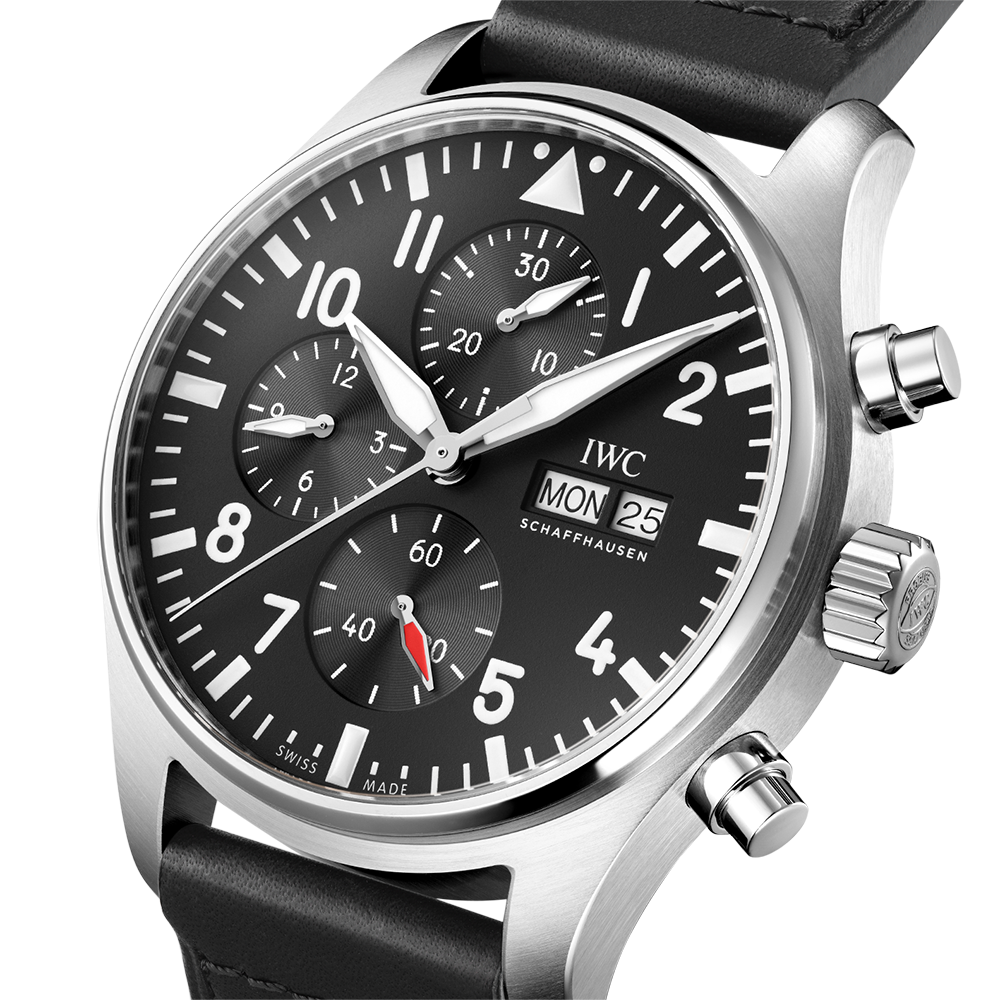 Side view of IWC unisex watch