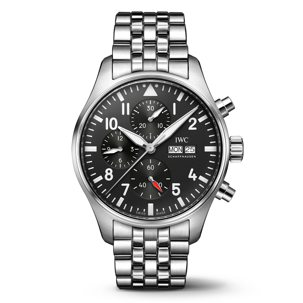 Angled view of IWC unisex watch