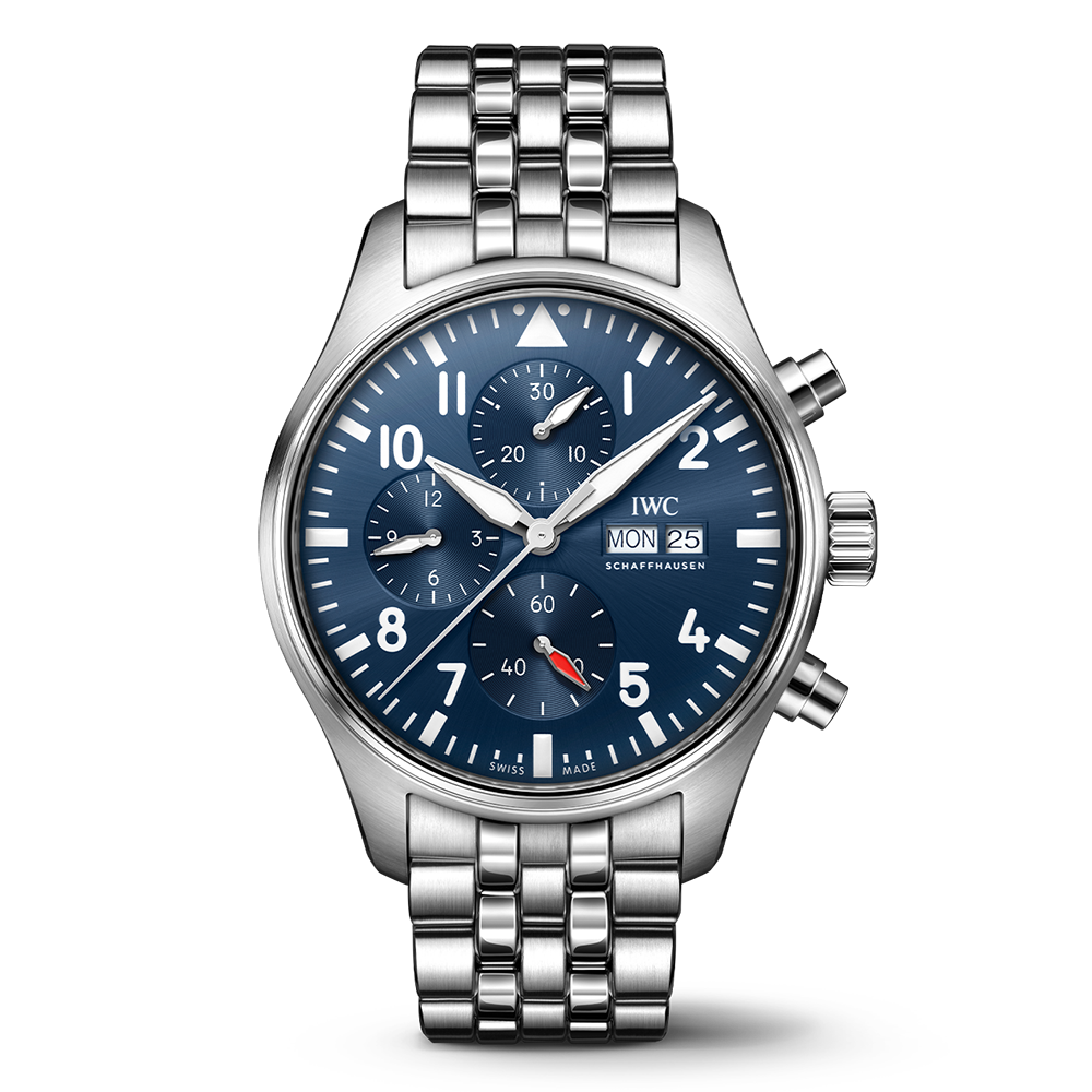 Angled view of IWC unisex watch