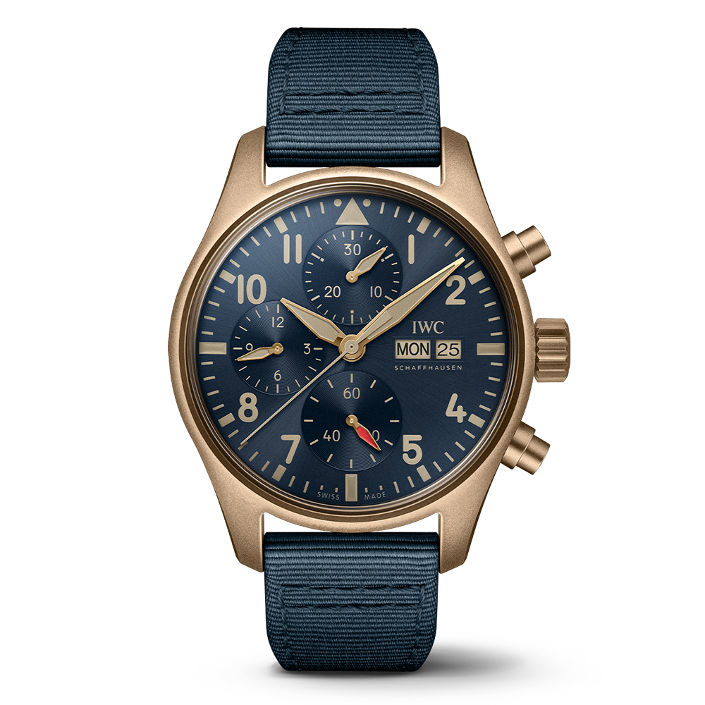 Angled view of IWC unisex watch