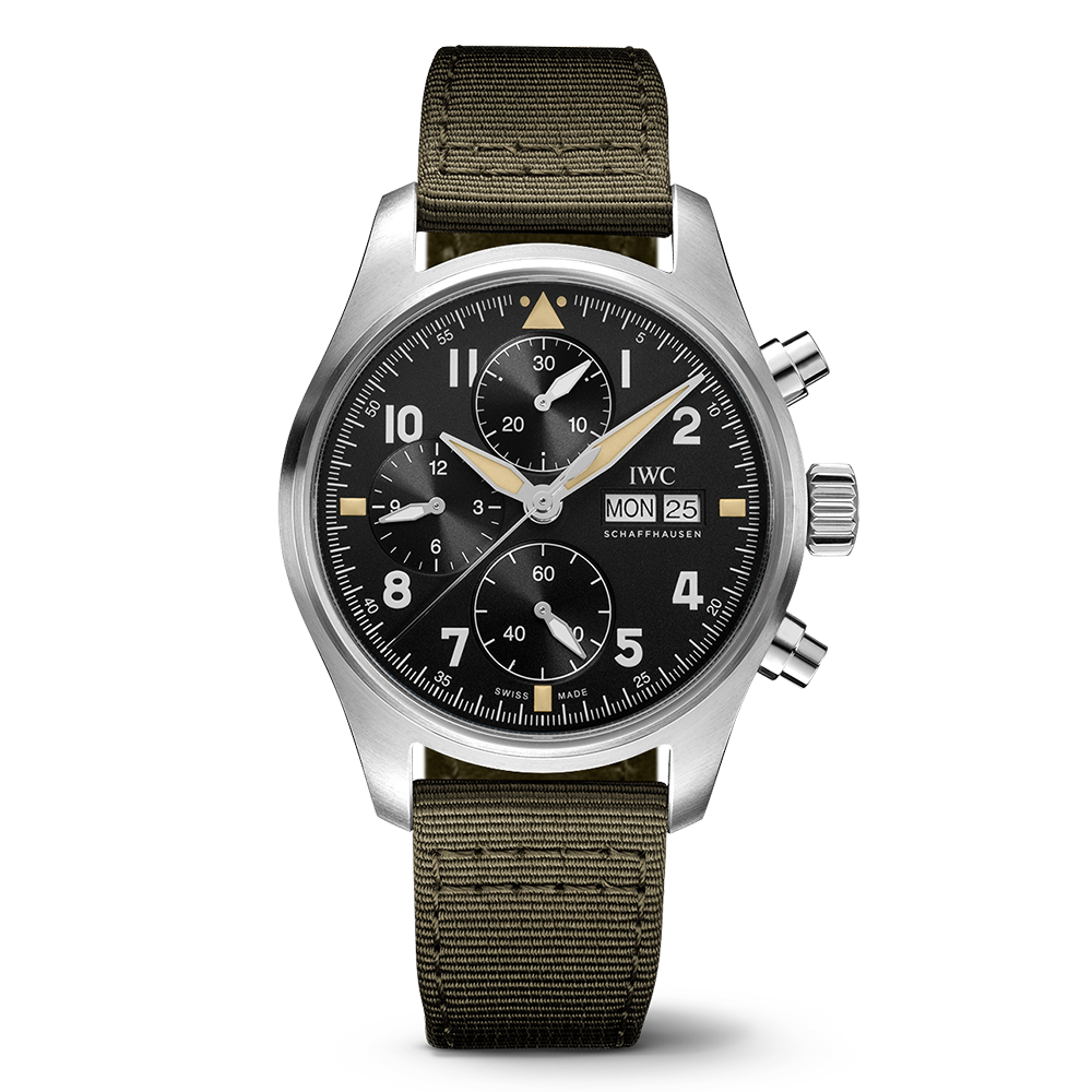 Angled view of IWC unisex watch
