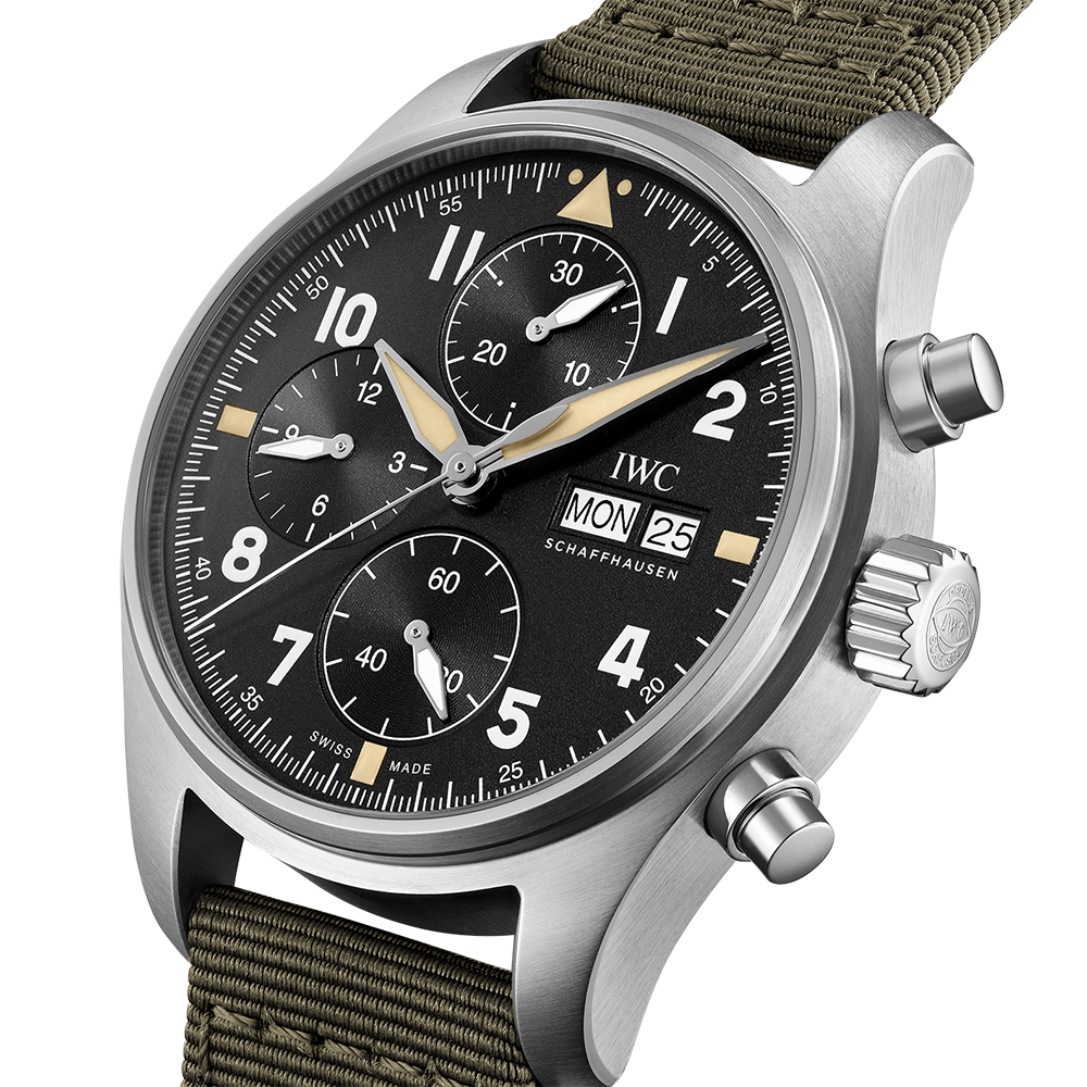 Side view of IWC unisex watch