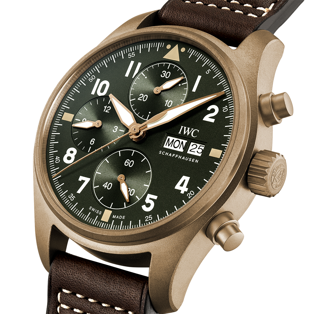 Side view of IWC unisex watch