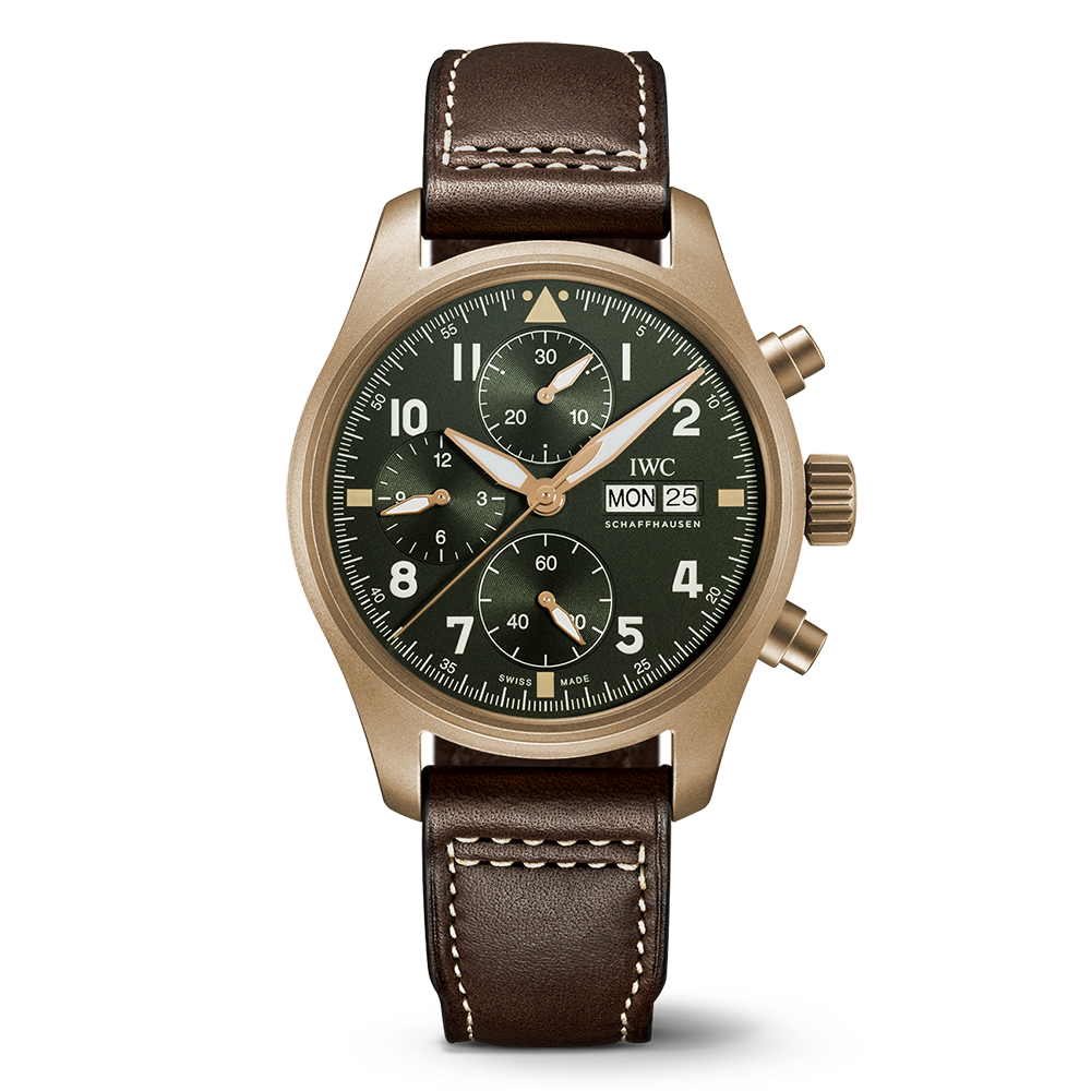 Angled view of IWC unisex watch