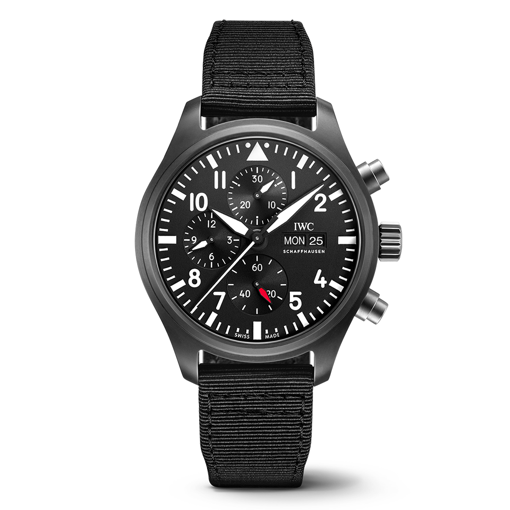 Angled view of IWC unisex watch