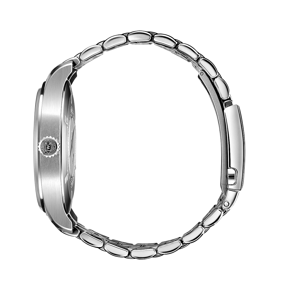 Close-up detail view of IWC unisex watch