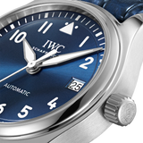 Close-up detail view of IWC unisex watch