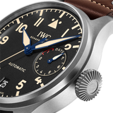 Close-up detail view of IWC unisex watch