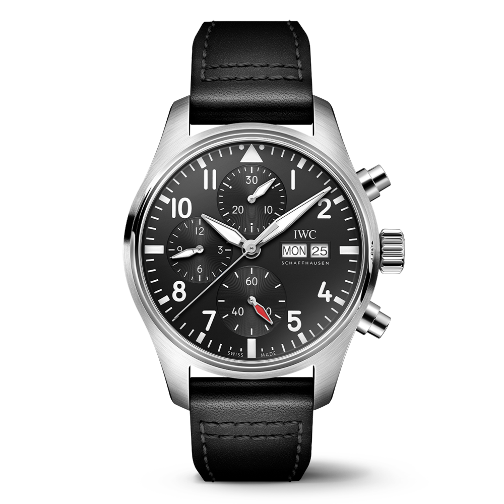 Angled view of IWC unisex watch