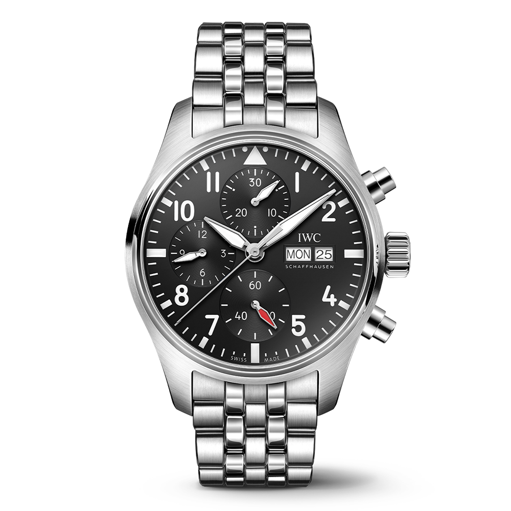 Angled view of IWC unisex watch