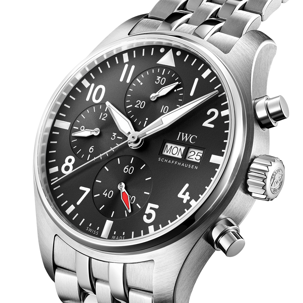Side view of IWC unisex watch