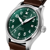 Close-up detail view of IWC unisex watch