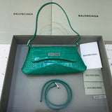 Sophisticated Faux Leather Handbag - Signature Hardware Accents | Women's Designer-Inspired Purse #440 - front view (image 1) of designer-inspired handbag