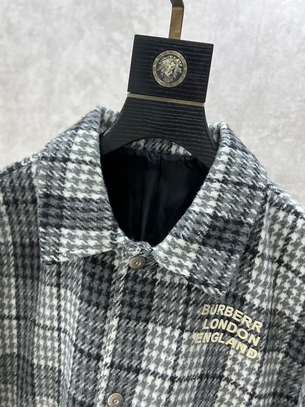 Close-up of Burberry designer clothing craftsmanship