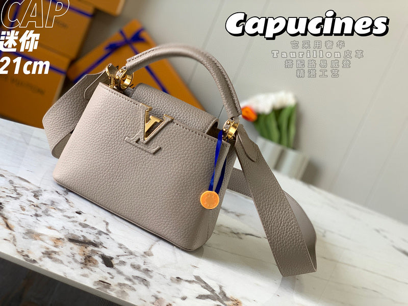 Side profile of classic sleek women's handbag – women's luxury accessory