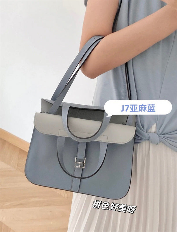  clean-lined shopper bag detail view showing craftsmanship 14