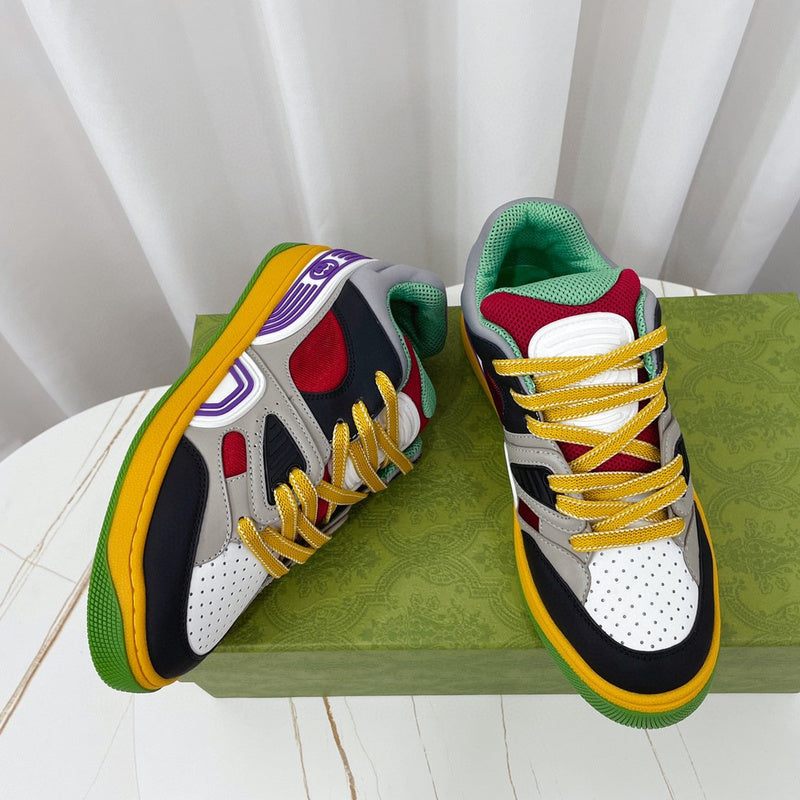Gucci clean off-white luxury sneakers view 4 classic court silhouette