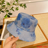 Close-up detail view of Louis Vuitton unisex cap
