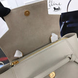 Handle and strap detail of signature structured women's handbag – women's premium purse