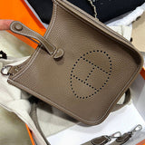 Elegant bag shown from front angle