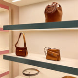 Sculpted handbag styled for everyday wear