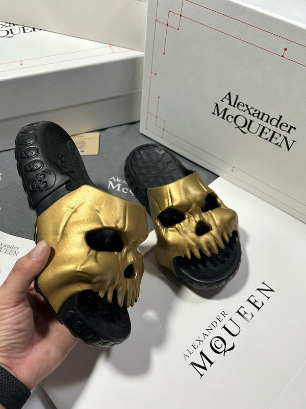 Alexander McQueen Camel Classic Ballet Flats - Detail Shot of Craftsmanship