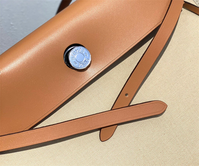 Side view of graceful structured handbag