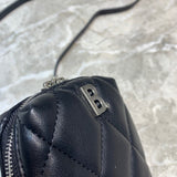 Sleek Faux Leather Handbag - Statement Silhouette | Women's Everyday Carry Handbag #1039 - interior view (image 6) of designer-inspired handbag