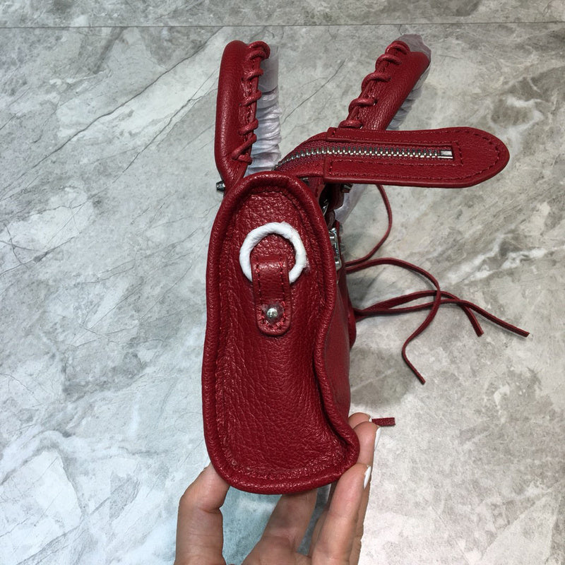 Sophisticated Faux Leather Handbag - Sleek Minimalist Lines | Women's Everyday Carry Handbag #703 - interior view (image 6) of designer-inspired handbag