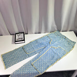 Front view of Louis Vuitton luxury clothing with relaxed-fit cut
