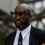 Close-up detail view of Louis Vuitton unisex sunglasses