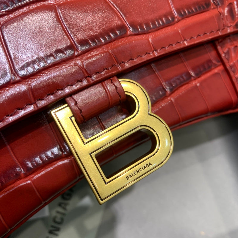 Classic Vegan Leather Handbag - Signature Hardware Accents | Women's Everyday Carry Handbag #573 - styled full view (image 7) of designer-inspired handbag