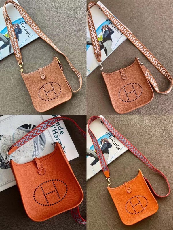 Close-up detail of curated bag design
