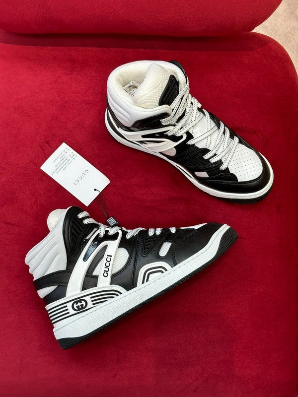 Gucci two-tone luxury sneakers view 7 streetwear statement look