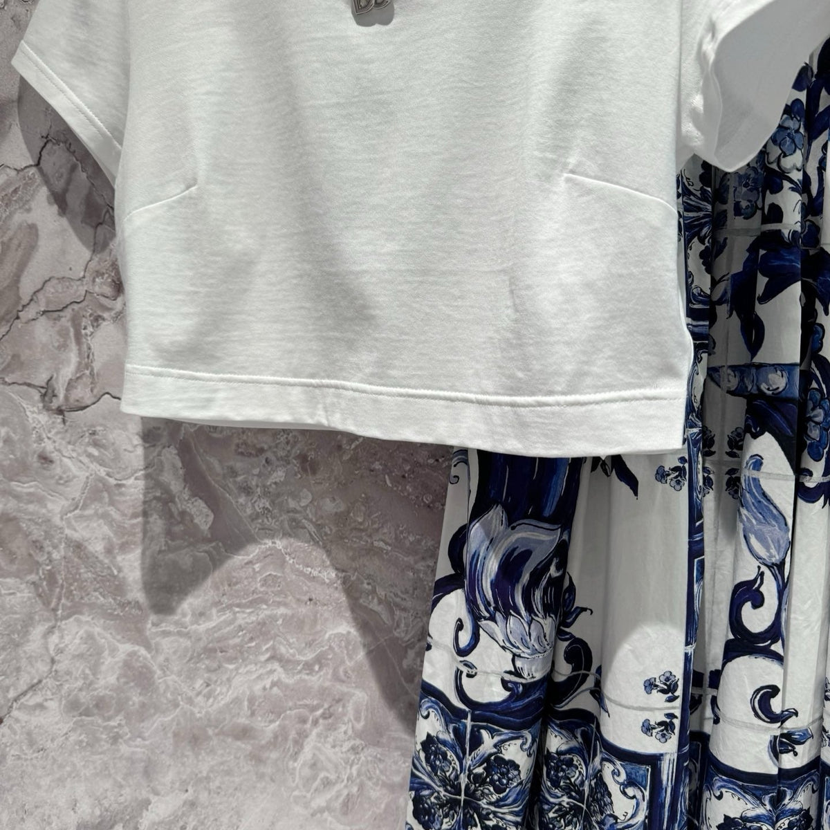 Dolce & Gabbana Crop Top detail shot – designer craftsmanship and quality