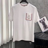Back view of Moncler luxury clothing with relaxed-fit cut