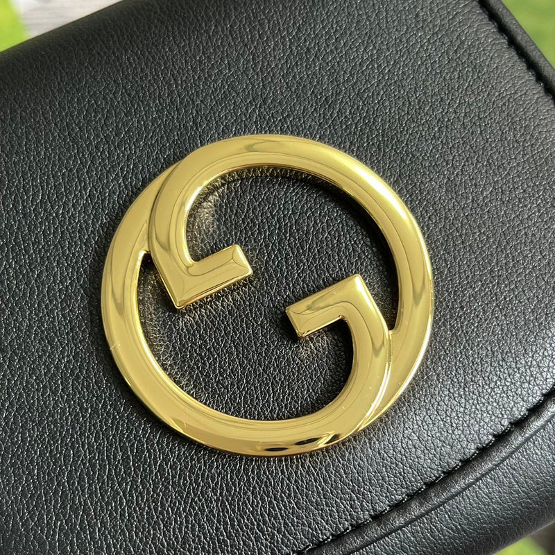 Back view of modern polished women's handbag – women's designer-style accessory